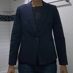 Women's Navy Blue Blazer Jacket